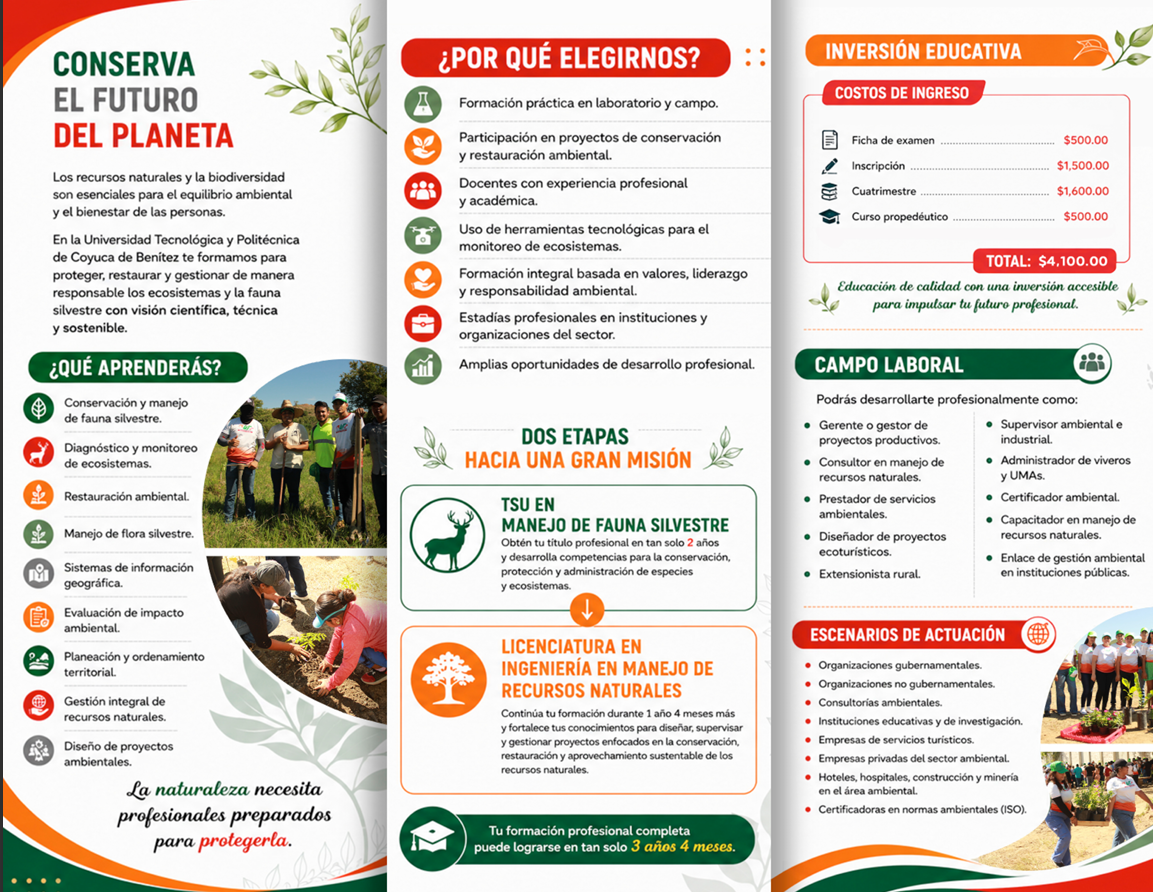 Licenciatura en Ingeniería en Manejo de Recursos Naturales